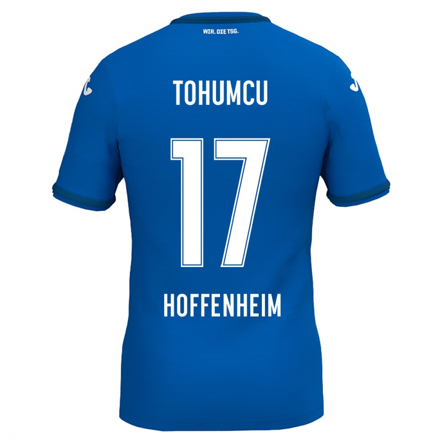 Niño Fútbol Camiseta Umut Tohumcu #17 Azul Real 1ª Equipación 2024/25 México