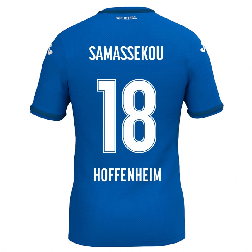 Niño Fútbol Camiseta Diadié Samassékou #18 Azul Real 1ª Equipación 2024/25 México