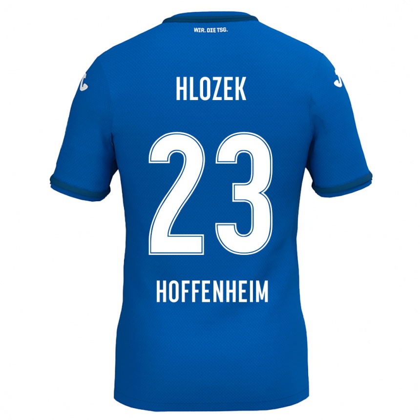 Niño Fútbol Camiseta Adam Hlozek #23 Azul Real 1ª Equipación 2024/25 México