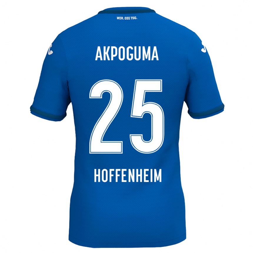 Niño Fútbol Camiseta Kevin Akpoguma #25 Azul Real 1ª Equipación 2024/25 México