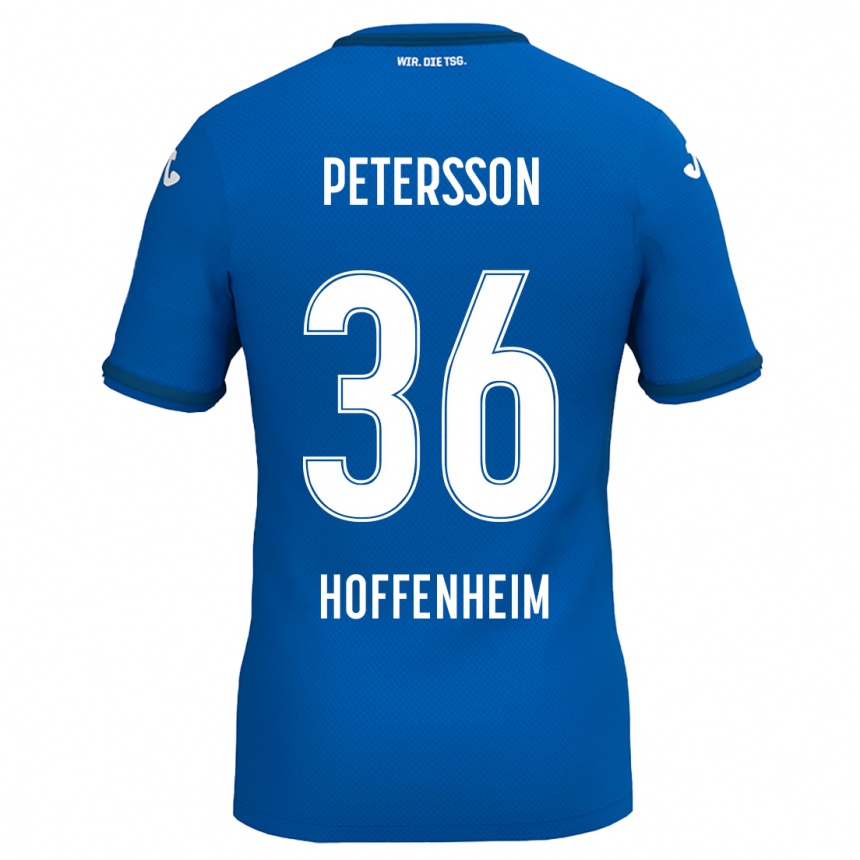 Niño Fútbol Camiseta Lúkas Petersson #36 Azul Real 1ª Equipación 2024/25 México