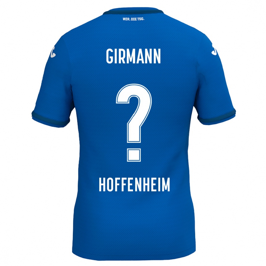 Niño Fútbol Camiseta David Girmann #0 Azul Real 1ª Equipación 2024/25 México