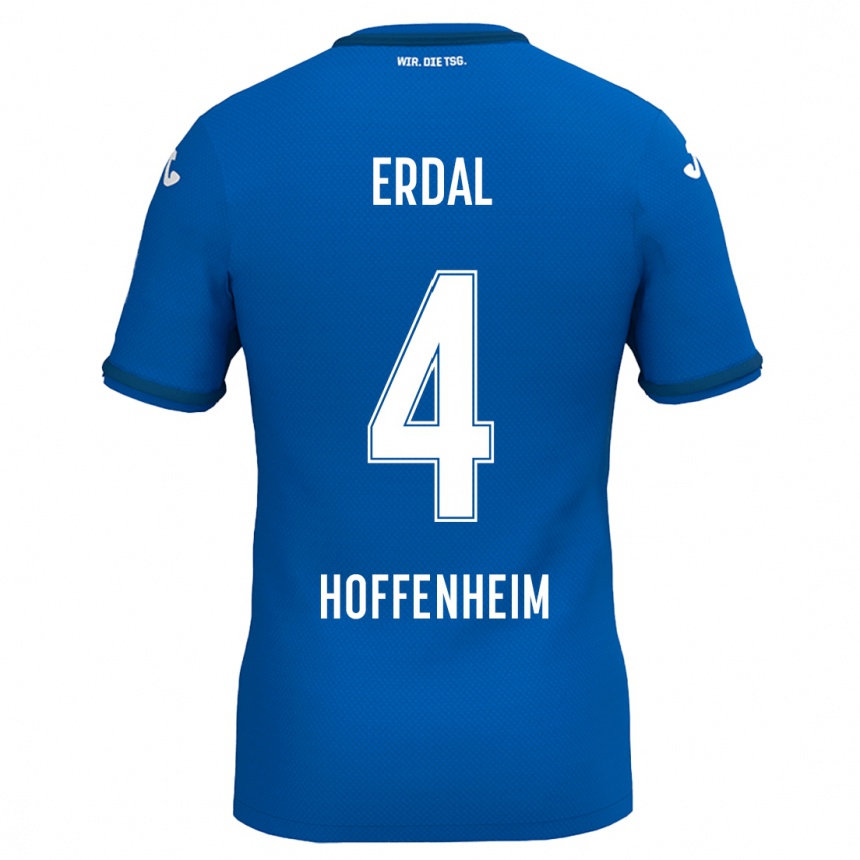 Niño Fútbol Camiseta İzzet Erdal #4 Azul Real 1ª Equipación 2024/25 México