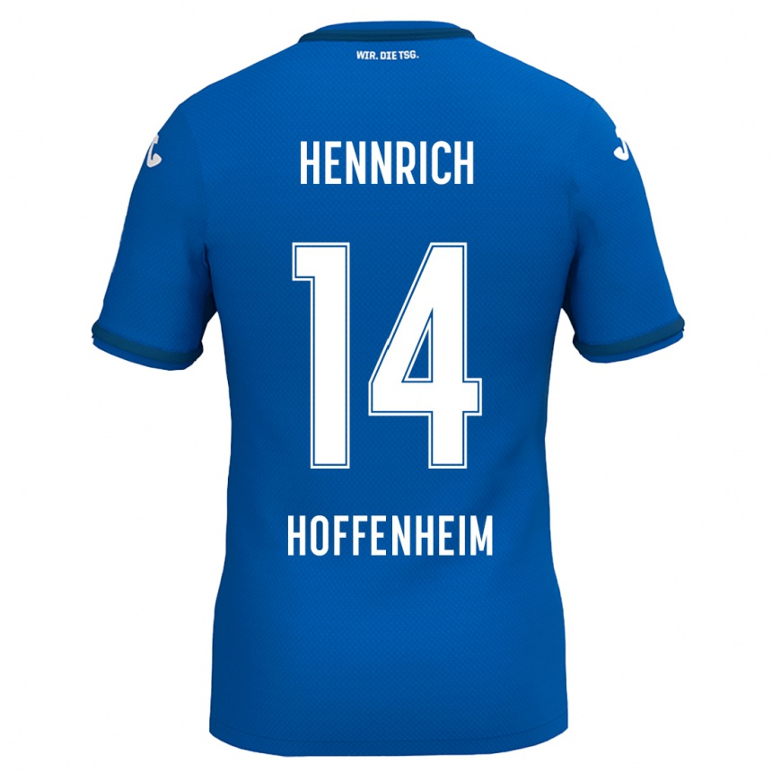 Niño Fútbol Camiseta Paul Hennrich #14 Azul Real 1ª Equipación 2024/25 México