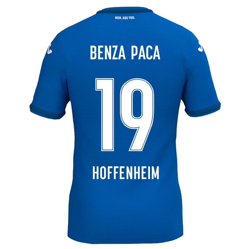 Niño Fútbol Camiseta Lynes Benza Paca #19 Azul Real 1ª Equipación 2024/25 México