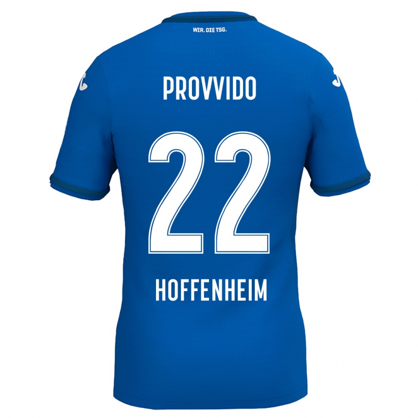 Niño Fútbol Camiseta Luca Provvido #22 Azul Real 1ª Equipación 2024/25 México