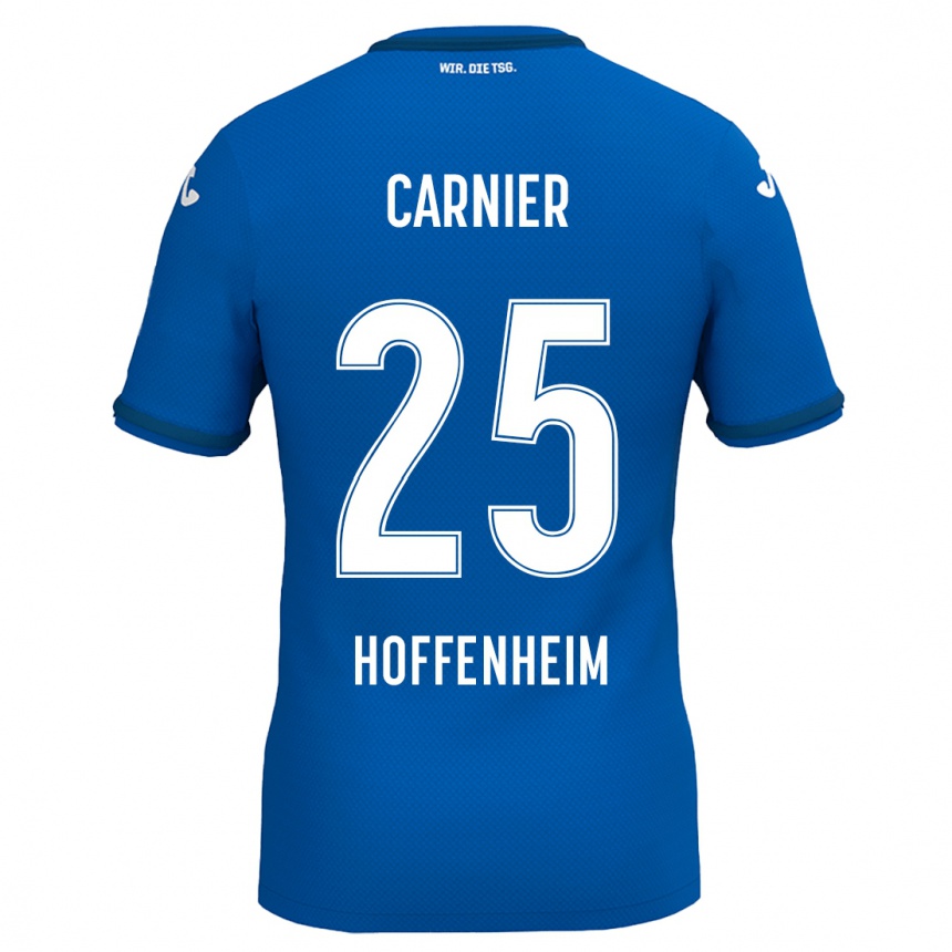 Niño Fútbol Camiseta Alekseï Carnier #25 Azul Real 1ª Equipación 2024/25 México