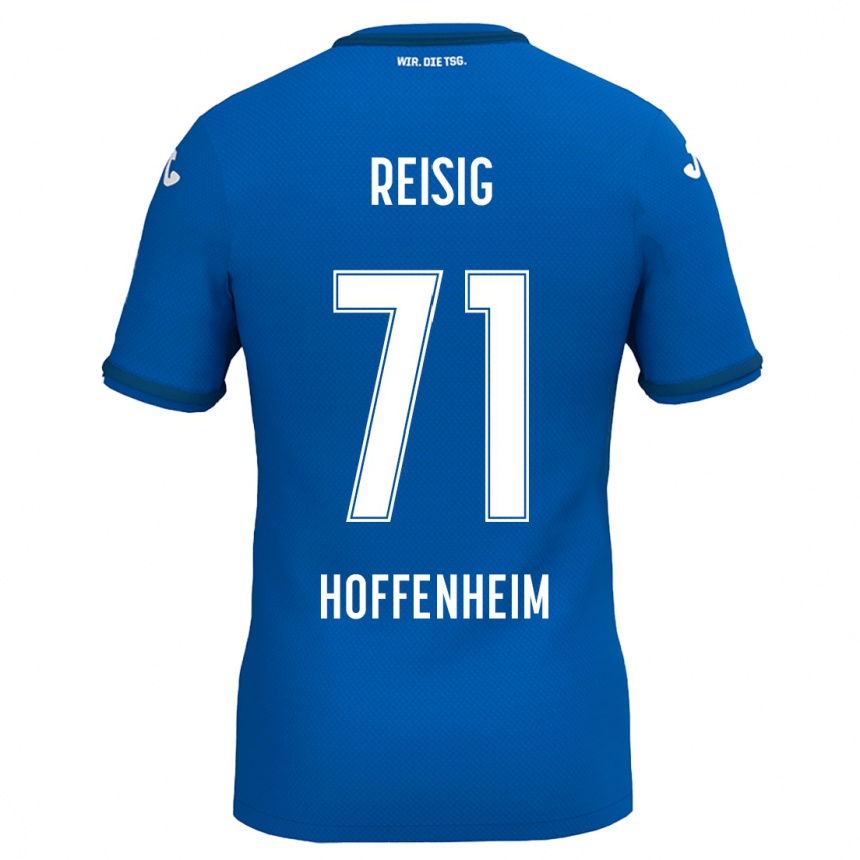 Niño Fútbol Camiseta Ruben Reisig #71 Azul Real 1ª Equipación 2024/25 México