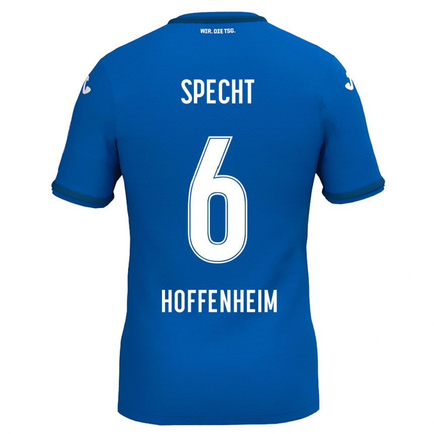 Niño Fútbol Camiseta Michaela Specht #6 Azul Real 1ª Equipación 2024/25 México