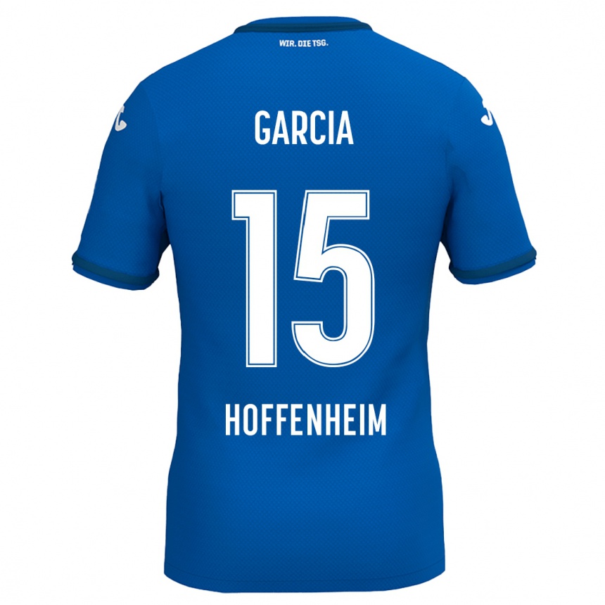 Niño Fútbol Camiseta Marta Cazalla Garcia #15 Azul Real 1ª Equipación 2024/25 México