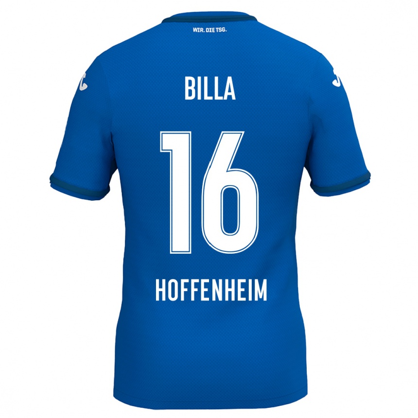 Niño Fútbol Camiseta Nicole Billa #16 Azul Real 1ª Equipación 2024/25 México