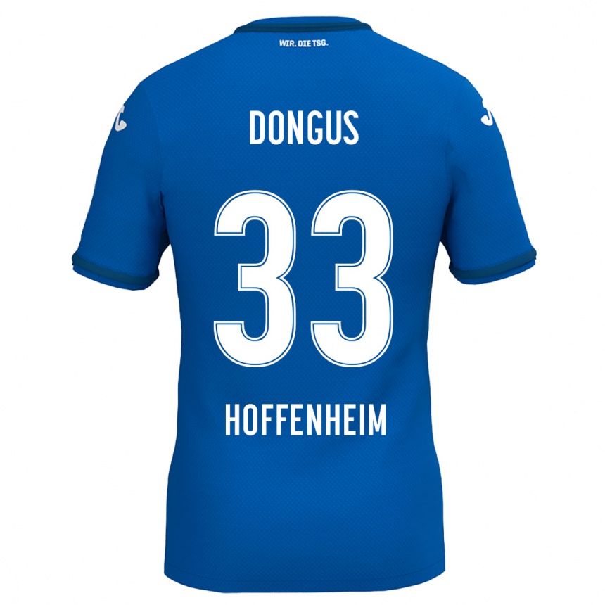 Niño Fútbol Camiseta Fabienne Dongus #33 Azul Real 1ª Equipación 2024/25 México