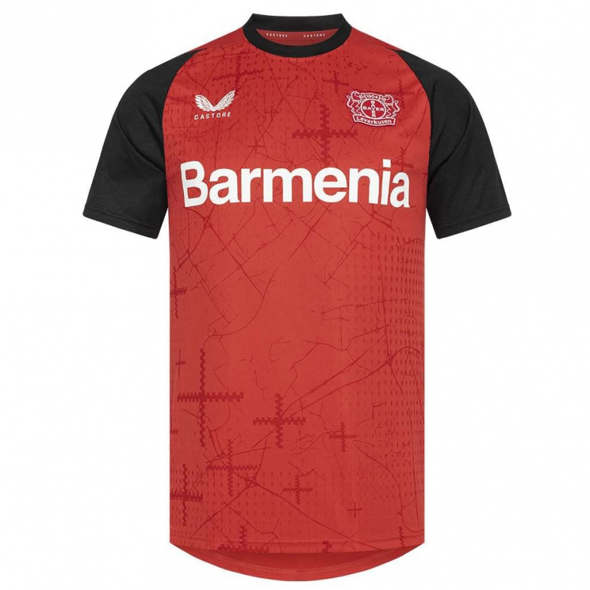 Niño Fútbol Camiseta Arthur #13 Rojo Negro 1ª Equipación 2024/25 México