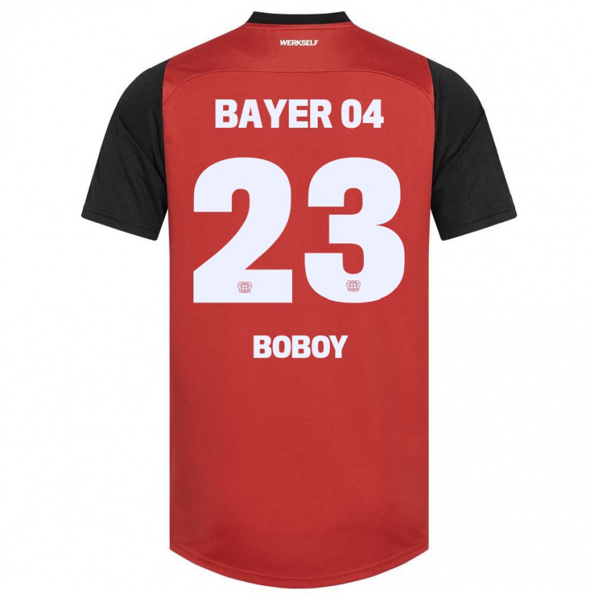 Niño Fútbol Camiseta Delice Boboy #23 Rojo Negro 1ª Equipación 2024/25 México