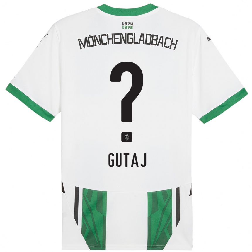 Niño Fútbol Camiseta Lindsay Gutaj #0 Blanco Verde 1ª Equipación 2024/25 México