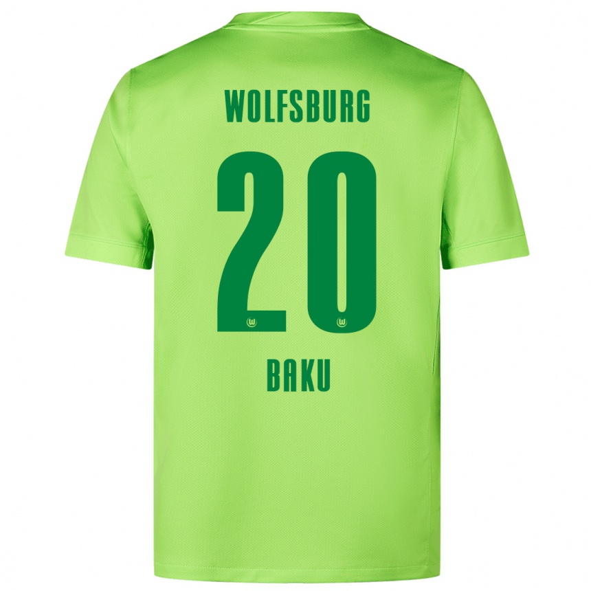 Niño Fútbol Camiseta Ridle Baku #20 Verde Fluorescente 1ª Equipación 2024/25 México