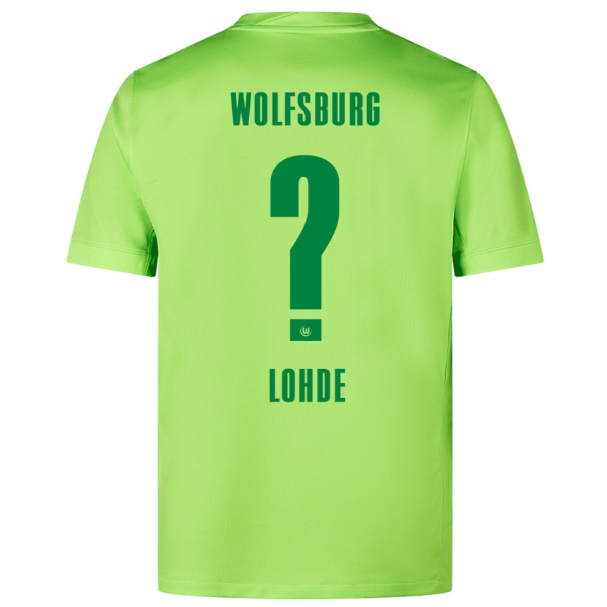 Niño Fútbol Camiseta Sven Lohde #0 Verde Fluorescente 1ª Equipación 2024/25 México