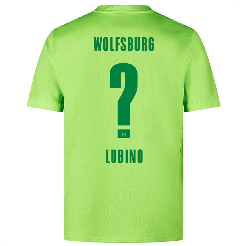 Niño Fútbol Camiseta Francesco Lubino #0 Verde Fluorescente 1ª Equipación 2024/25 México