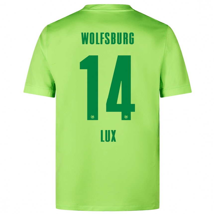 Niño Fútbol Camiseta Finn-Marco Lux #14 Verde Fluorescente 1ª Equipación 2024/25 México