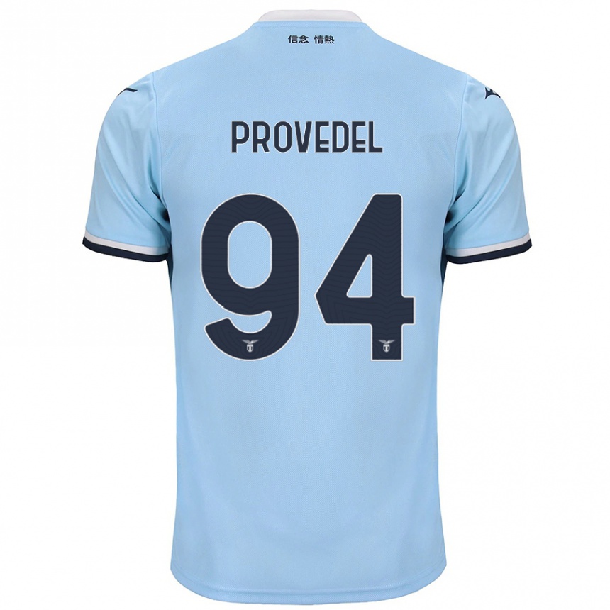 Niño Fútbol Camiseta Ivan Provedel #94 Azul 1ª Equipación 2024/25 México