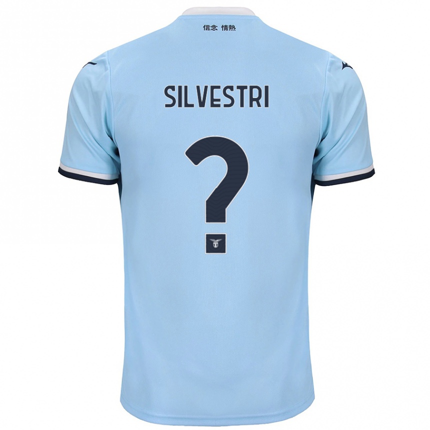 Niño Fútbol Camiseta Thomas Silvestri #0 Azul 1ª Equipación 2024/25 México