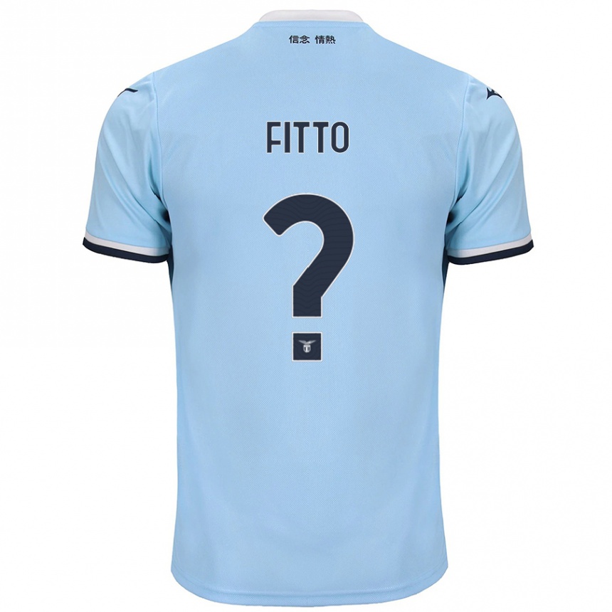 Niño Fútbol Camiseta Gabriele Fitto #0 Azul 1ª Equipación 2024/25 México