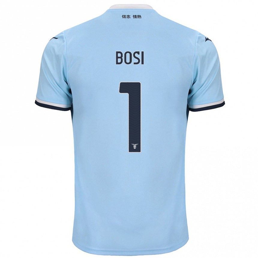 Niño Fútbol Camiseta Gioele Bosi #1 Azul 1ª Equipación 2024/25 México