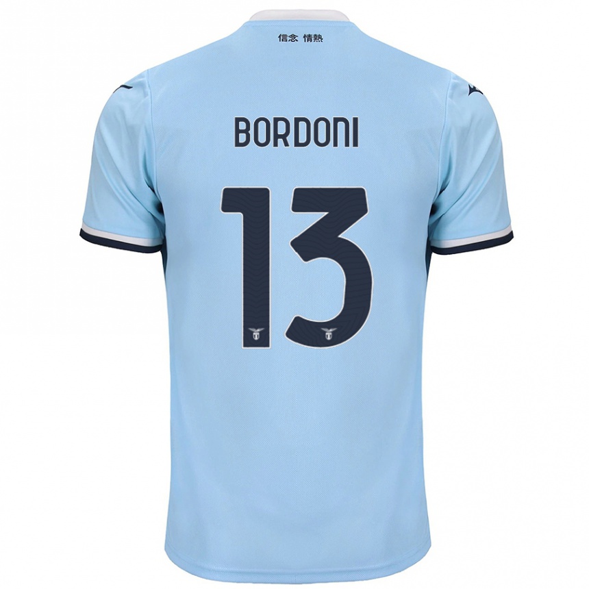 Niño Fútbol Camiseta Tommaso Bordoni #13 Azul 1ª Equipación 2024/25 México