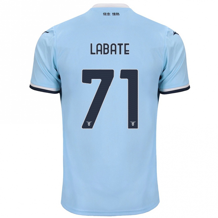 Niño Fútbol Camiseta Camilla Labate #71 Azul 1ª Equipación 2024/25 México