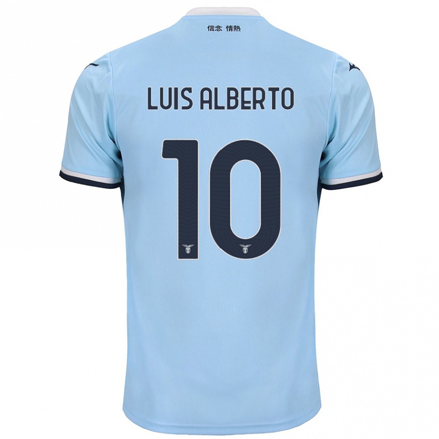 Niño Fútbol Camiseta Luis Alberto #10 Azul 1ª Equipación 2024/25 México