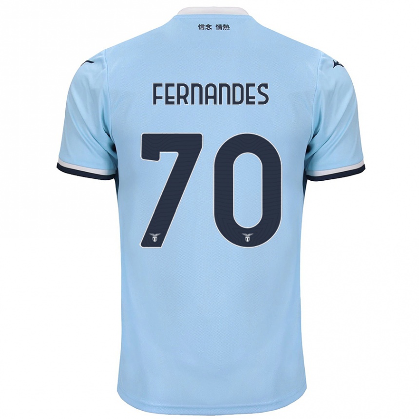 Niño Fútbol Camiseta Saná Fernandes #70 Azul 1ª Equipación 2024/25 México