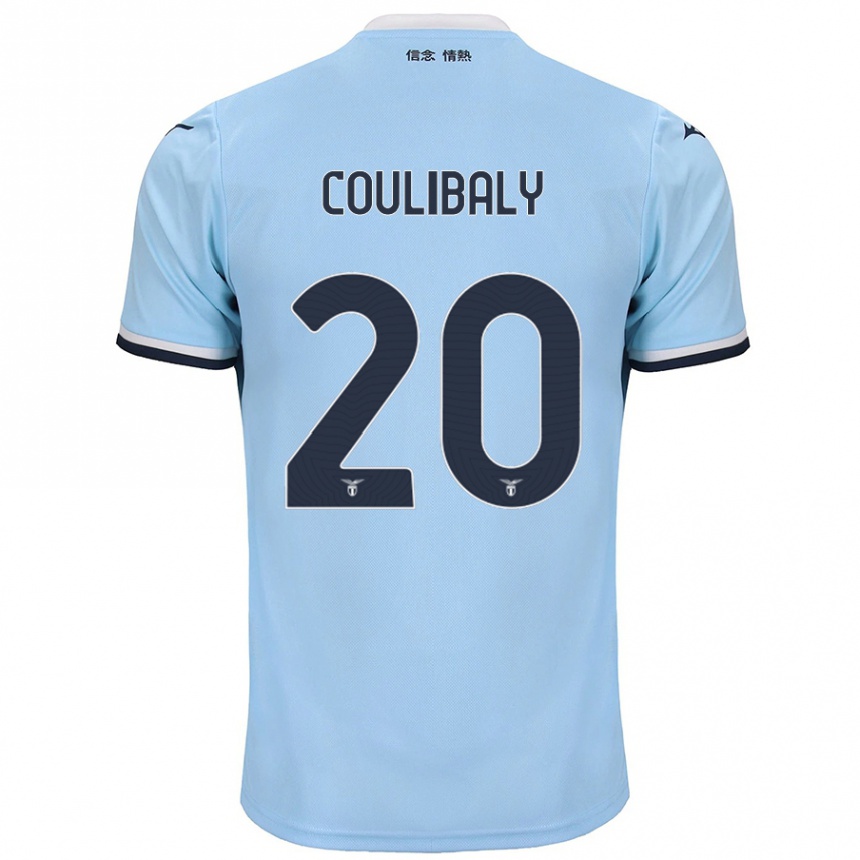 Niño Fútbol Camiseta Larsson Coulibaly #20 Azul 1ª Equipación 2024/25 México