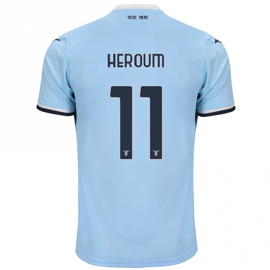 Niño Fútbol Camiseta Nora Heroum #11 Azul 1ª Equipación 2024/25 México