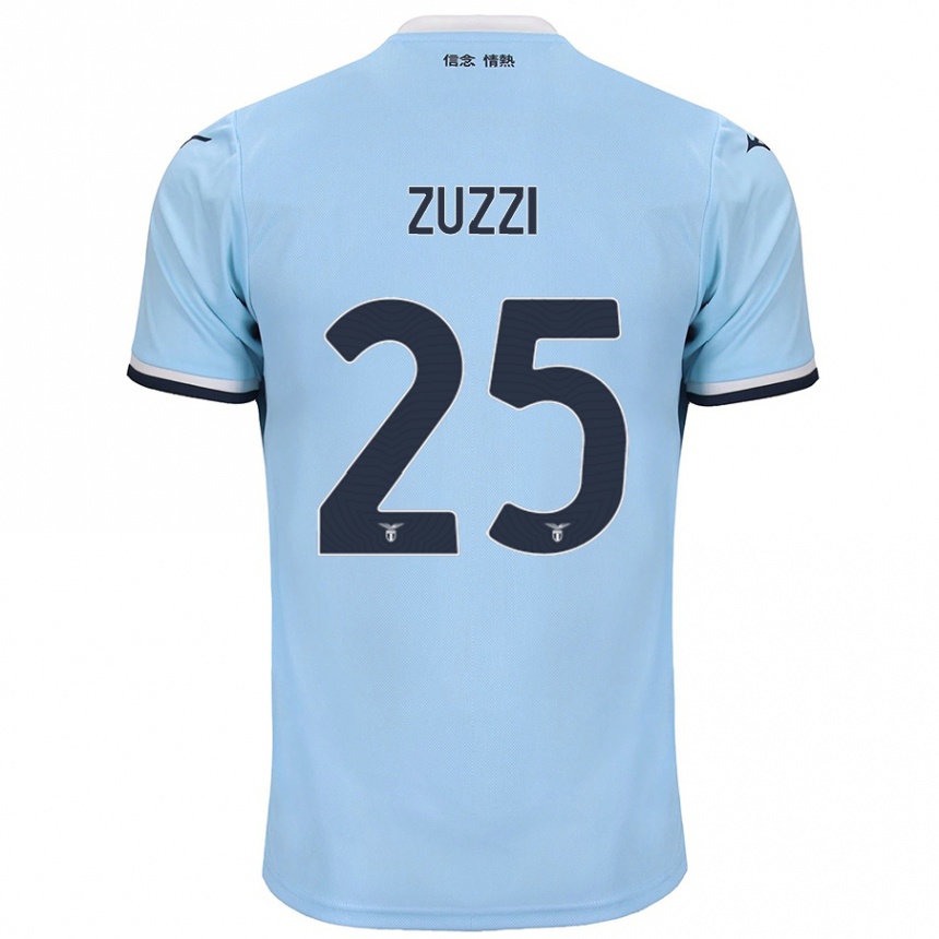 Niño Fútbol Camiseta Giorgia Zuzzi #25 Azul 1ª Equipación 2024/25 México