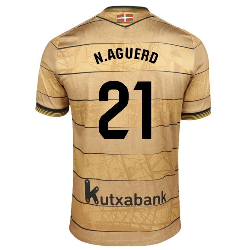 Niño Fútbol Camiseta Nayef Aguerd #21 Negro Blanco 2ª Equipación 2024/25 México