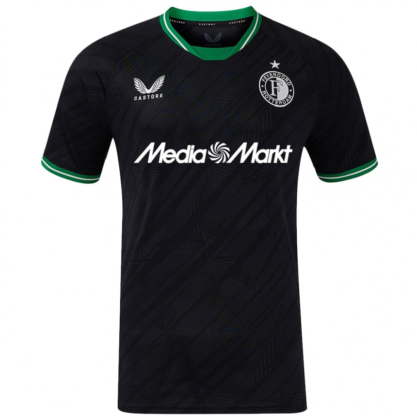 Niño Fútbol Camiseta Délano Van Der Heijden #50 Negro Verde 2ª Equipación 2024/25 México