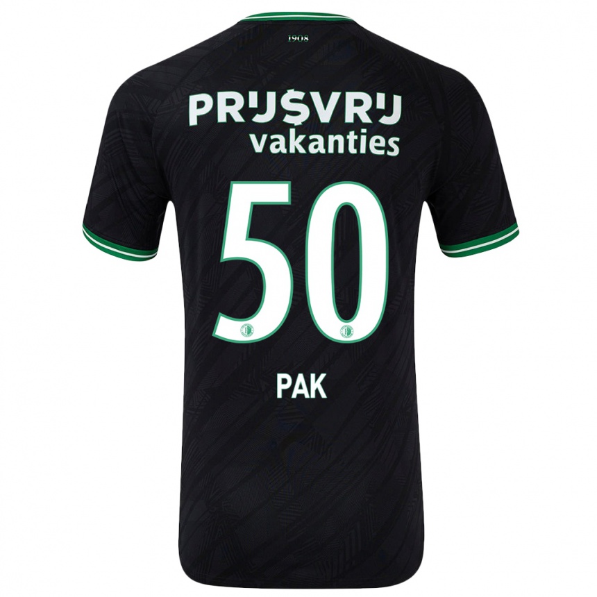 Niño Fútbol Camiseta Sam Pak #50 Negro Verde 2ª Equipación 2024/25 México