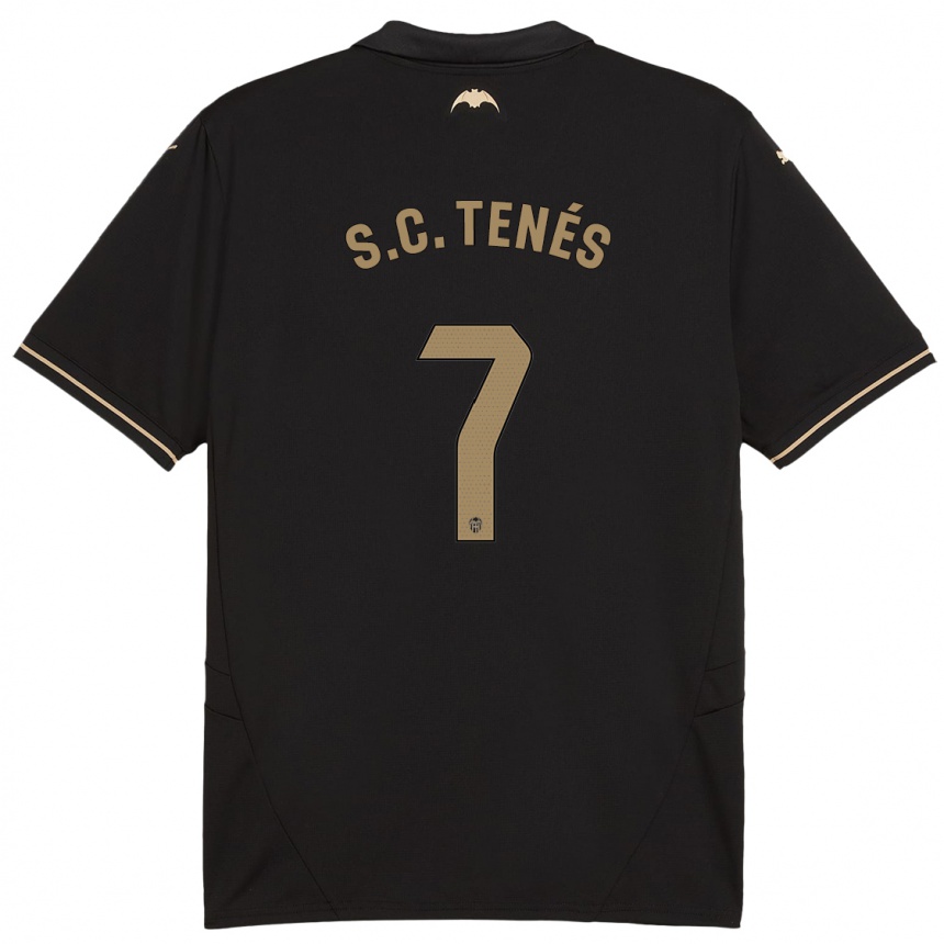 Niño Fútbol Camiseta Sergi Canós #7 Negro 2ª Equipación 2024/25 México