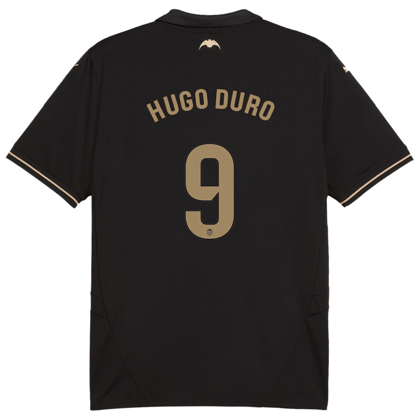 Niño Fútbol Camiseta Hugo Duro #9 Negro 2ª Equipación 2024/25 México