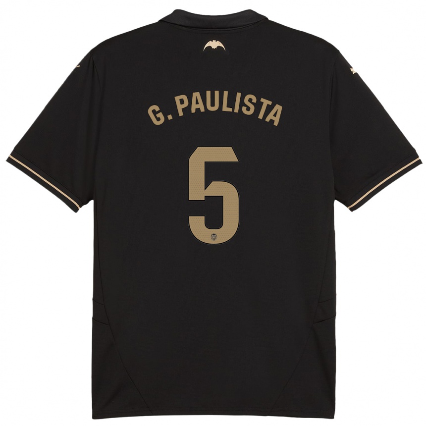 Niño Fútbol Camiseta Gabriel Paulista #5 Negro 2ª Equipación 2024/25 México