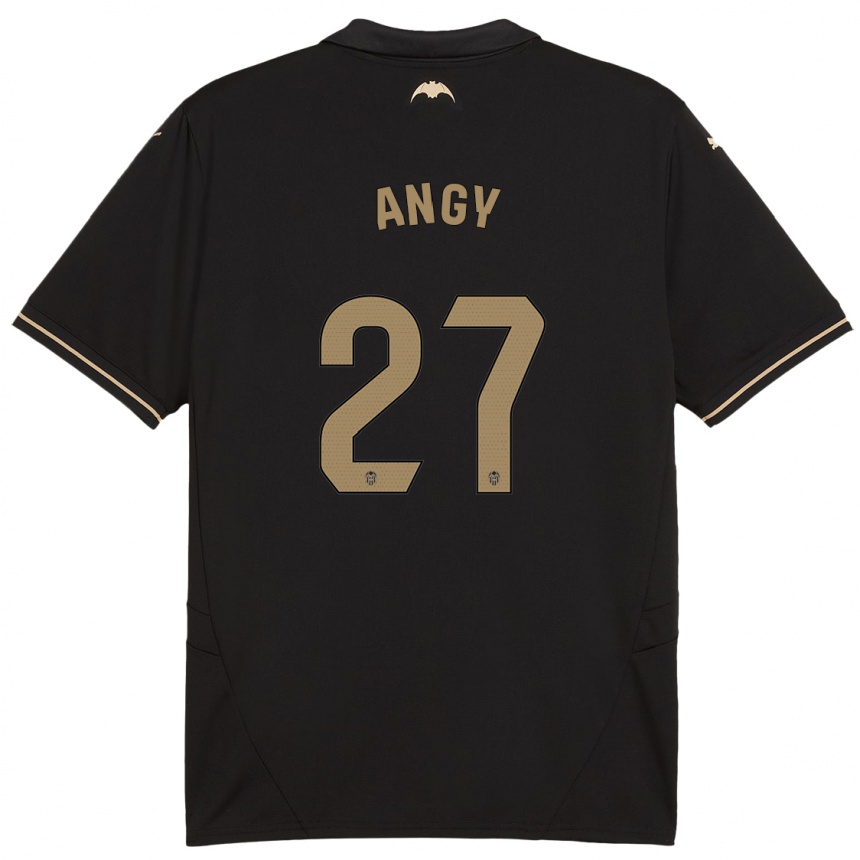 Niño Fútbol Camiseta Angy #27 Negro 2ª Equipación 2024/25 México