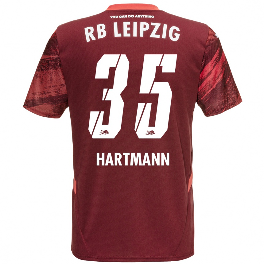 Niño Fútbol Camiseta Fabrice Hartmann #35 Borgoña 2ª Equipación 2024/25 México