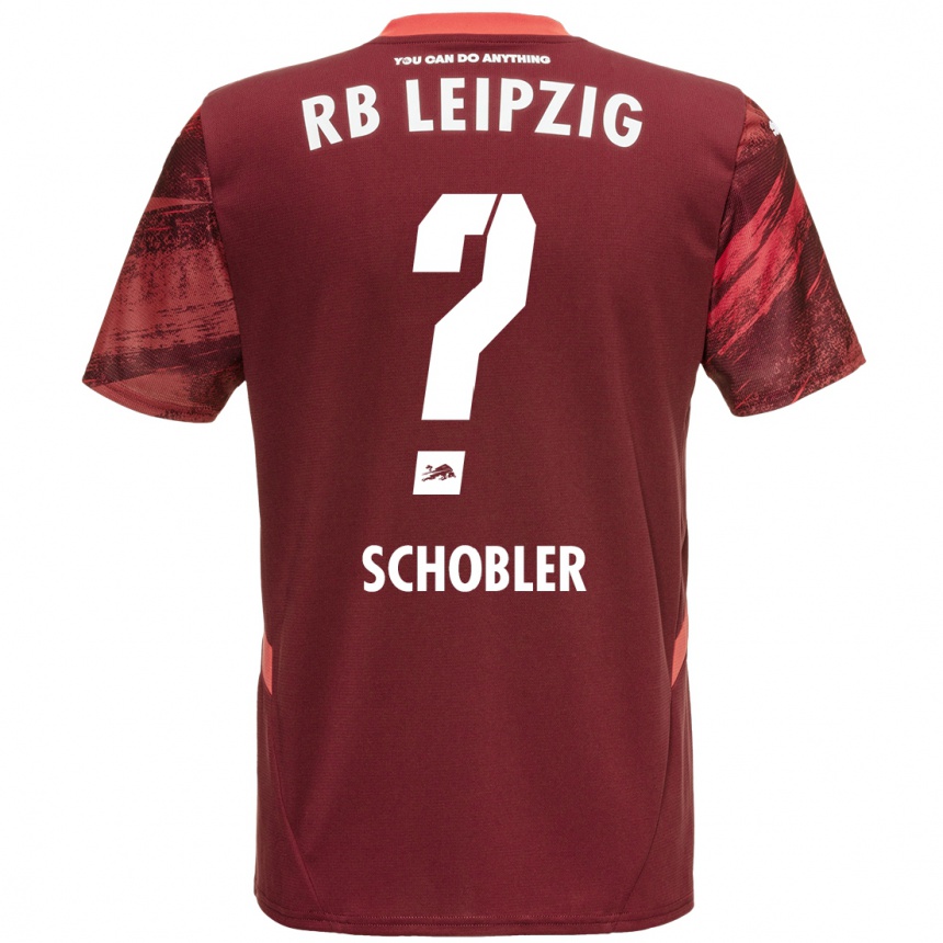 Niño Fútbol Camiseta Laurin Schößler #0 Borgoña 2ª Equipación 2024/25 México