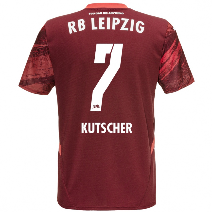 Niño Fútbol Camiseta Matthes Kutscher #7 Borgoña 2ª Equipación 2024/25 México