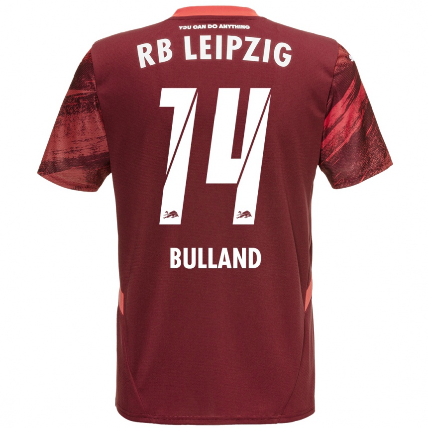 Niño Fútbol Camiseta Anton Bulland #14 Borgoña 2ª Equipación 2024/25 México