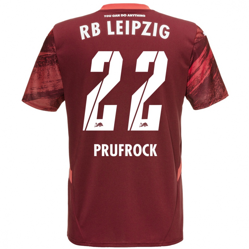 Niño Fútbol Camiseta Silas Prüfrock #22 Borgoña 2ª Equipación 2024/25 México