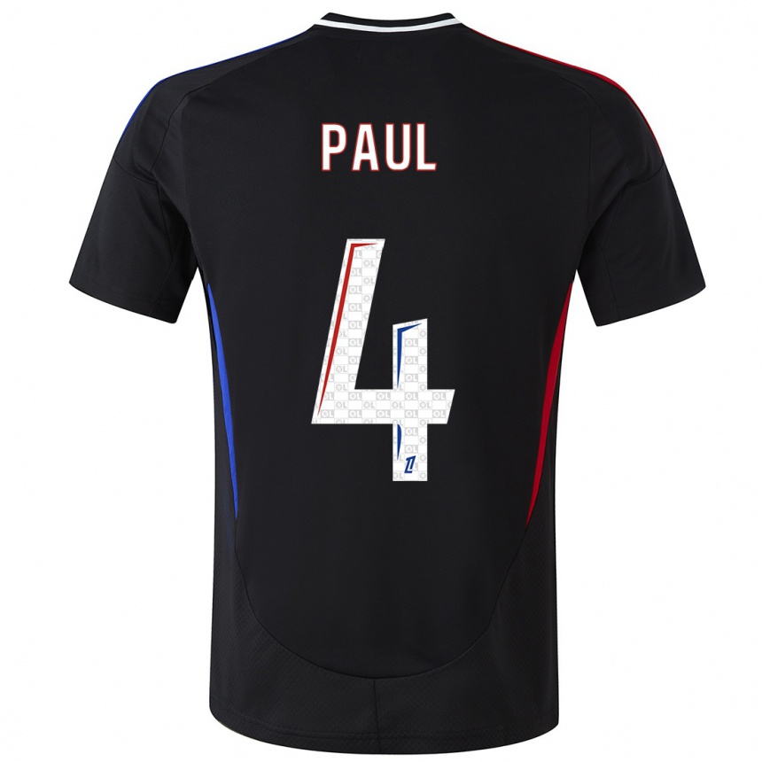 Niño Fútbol Camiseta Paul Akouokou #4 Negro 2ª Equipación 2024/25 México