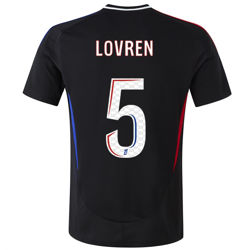 Niño Fútbol Camiseta Dejan Lovren #5 Negro 2ª Equipación 2024/25 México