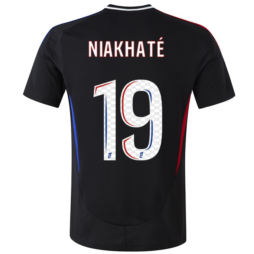 Niño Fútbol Camiseta Moussa Niakhaté #19 Negro 2ª Equipación 2024/25 México