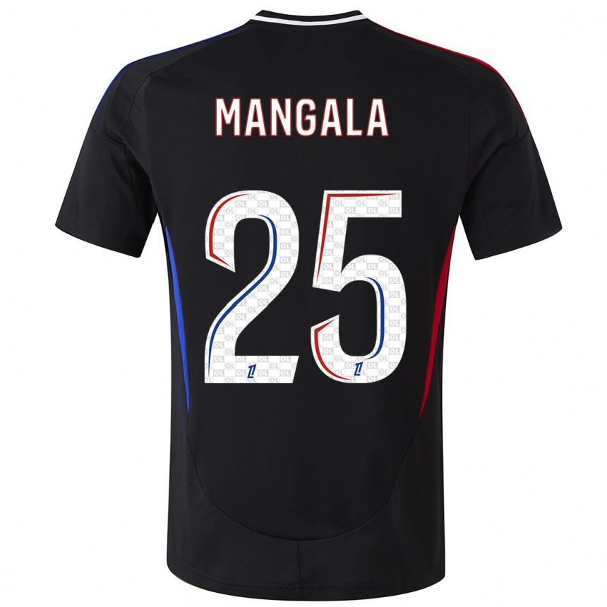 Niño Fútbol Camiseta Orel Mangala #25 Negro 2ª Equipación 2024/25 México